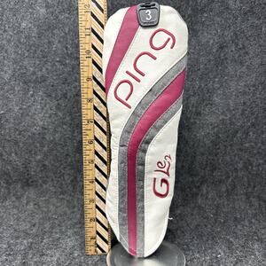 PING G Le2 Hybrid Headcover Magenta White Women’s Golf Club Cover GLe2 Logo